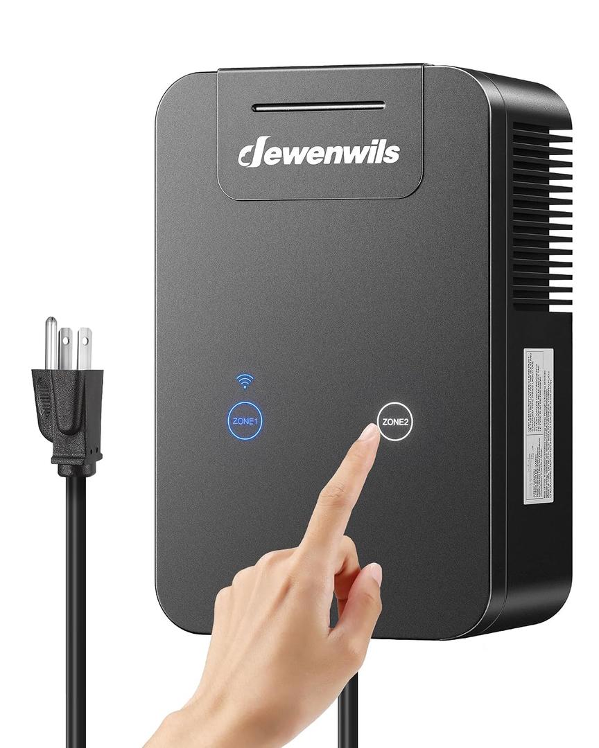 DEWENWILS 300W Low Voltage Landscape Transformer WiFi with 2 Zones, Outdoor Landscape Lighting Transformer, 120V AC to 12/15V AC, Compatible with Alexa & Google Assistant