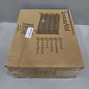 SpaceAid Spice Rack Organizer with 28 Spice Jars, 386 Spice Labels, Chalk Marker and Funnel Set for Cabinet, Countertop, Pantry, Cupboard or Door & Wall Mount - 28 Jars, 13.4" W  10.8" H, Black