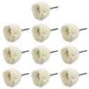 10pcs 1/8inch Cotton Polishing Buffing Wheel for Dremel Polishing Kit - Polishing Wheel or Silver Polish Wheel - Watch Polishing Kit - Jewelry Buffer Dremel