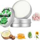 3 x Dog Paw Balm & Nose Balm (2.1oz ), Lick-Safe | All-Natural Dog & Cat Paw Protector Soother with Organic Coconut Oil for dog Dry and Cracked Paws, Nose, Elbows for Hot Pavement & Winter Protection