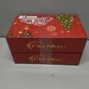 2 x Flechllary 3ft DIY Felt Christmas Tree for Toddlers, Set Plus Snowman Advent Calendar with 33 Removable Ornaments, Wall Hanging Xmas Gift for Kids with String Lights (Batteries Not Included)