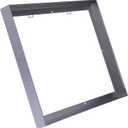 CANFRAVAS Canvas Frame 24x24, DIY Metal Canvas Floating Frame, Canvas Floater Frame for 0.6"-0.9" Deep Canvas Painting (Grey,24"x24")
