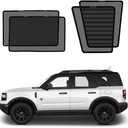 BWEN Car Window Shades Fit for Ford Bronco Sport 2021-2025 2026, Magnetic Sunshades for Car Windows, Sun Protection Breathable Camping Window Covers, Privacy Protect for Family,Pets