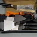 27pcs Griddle Accessories Kit for Blackstone, Professional Hibachi Flat Top Grill Tools, Enlarged Spatula Gift Set with Basting CoverBurger Press Patty Maker for Outdoor BBQ Teppanyaki