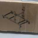 Door Storage Hanger Brackets Holder Sliding Rack Bracket Compatible with 1987-2025 Gladiator JT & Wrangler JK JKU JL JLU TJ YJ Removable Stand Cart for 2/4 Door (Black)