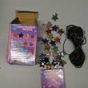 24 Pack Star Necklace Set Valentines Day Cards for Kids School, Valentine Cards for Kids Classroom for Boy Girl Party Favors natural stone necklace Crystal Gemstone Pendant Valentine Bulk Gifts