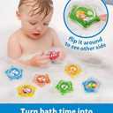 Coogam Starfish Floating Bath Toys, 26pcs Bathtub Alphabet Letters Set, Montessori Educational Water Pool Toy Learning Activities Shower Toy Gift for Preschool Years Old Toddlers