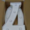 LED Marquee Number 70 Light Up Sign, Happy 70th Birthday Decorations for Women Men, Warm White Small 70 Marquee Letter Lights for Birthday Gifts, Wedding, Platinum Anniversary Decor