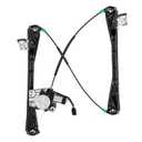 BDFHYK 741-877 Power Window Regulator with Motor Front Right Compatible with Jaguar S-Type 2000-2002, Lincoln LS 2000-2002