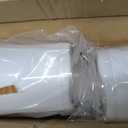 Rossesay 4 Pcs 8" 10" 12" 14" X 5" Flameless Candles, White, Elegant