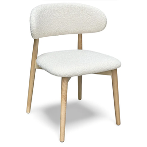Cenaia Dining Boucle Chair,  Size 1'5" x 1'8" x 2'6"