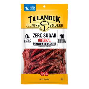 2 x Tillamook Country Smoker Keto Friendly Zero Sugar Smoked Sausages, Original, 10 Ounce (EXP 06/23/27)