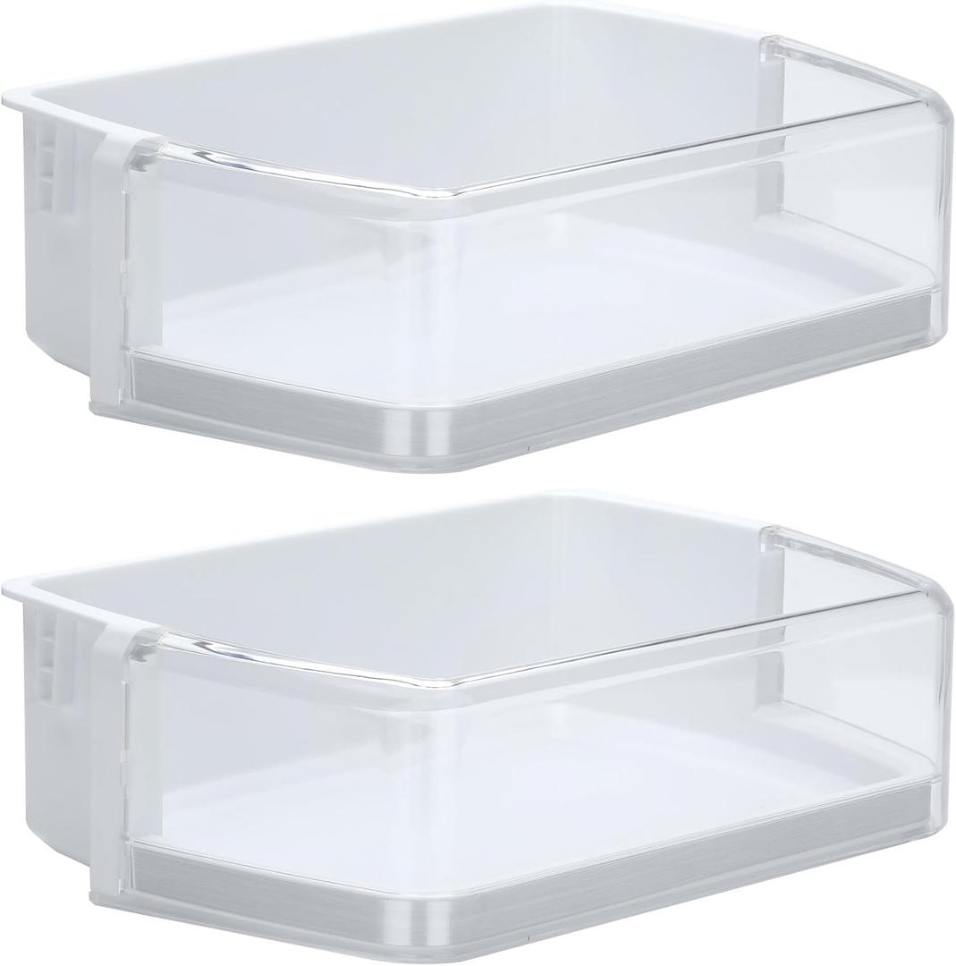 [2 PACK] UPGRADED DA97-08406A, DA97-08406B/C Refrigerator Door Bin Replacement for Samsung RF4287HARS/RF4289 Refrigerator (Right Side),Replace AP4578480, PS4175803, EAP4175803, DA63-05391 Door Shelf