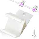 45Angle Light Clips for Govee Outdoor Lights, for Govee Elite H805 and Non-pro/Original RGBIC H705 Permanent Outdoor Lights, Permanent Installation, for Govee Permanent Outdoor Lights Extension (72)