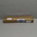 2 Pack Black Curtain Rods for windows 32 to 48 inch, 5/8 inch Splicing Heavy Duty Metal Curtain Rod Set with Brackets