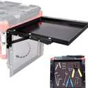 Powerful Magnetic Kit Compatible with Mil.waukee Packout Toolbox, Folding Table Top Compatible with Mil.waukee Packout, Tool Tray Side Bracket Compatible with Rails, No Drilling