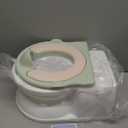 Real Feel 2-in-1 Potty with Wipes Storage, Flushing Sounds & Disposable Liners - Realistic Toilet - Easy to Clean & Assemble - Jool Baby (Sage)