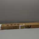 Tension Curtain Rod by EZFurni,42-123 Inches,Heavy Duty Tension Rods for Windows, No Drilling Adjustable Curtain Rod for Patio, Hold Up Blackout Curtains and Non Slip, White