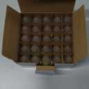 25 Pack C7 LED Frosted White Light Bulbs, C7 Vintage Christmas Replacement Bulbs for Outdoor Indoor Backyard Wedding Christmas Decoration String Lights, C7/E12 Candelabra Base, 0.6W