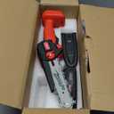 Cordless Mini Chainsaw, 20V Max Battery 6 Inch Small Chain Saw, One-Hand Handheld Electric Portable Chainsaw for Cutting Wood Trimming and Woodworking- Mini Chain Saw Cordless with 1 Batter