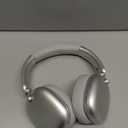 RORSOU C6 Active Noise Cancelling Headphones, Wireless Over Ear Bluetooth Headphones, 60H Playtime, Lightweight Folding Deep Bass Comfort Fit Ear Cups Headset with Mic for iPad/Travel/PC/Home Silver