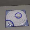 AGPTEK Cable Sleeve, 6.6ft - 1.5 inch Cable Management Desk Cord Cover Organizer Wire Hider for Home Office Computer TV Wire Loom Tubing Pet Proof Cord Protector from Cat Dog Chewing, White