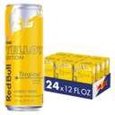 Red Bull Yellow Edition Energy Drink, Tropical, with 114mg Caffeine plus Taurine & B Vitamins, 12 Fl Oz, 6 Packs of 4 Cans (Pack of 24)
