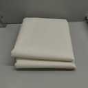 Faux Leather Fabric, 55" Wide Upholstery Fabric by The Yard Marine Vinyl Fabric Outdoor Pu Leather Waterproof Sheets Fabric for Crafts Sewings Sofa Wallets Handbag Earrings Bows 5 Yard White