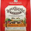 Stella & Chewy's SuperBlends Raw Blend Wholesome Grains Grass-Fed Beef, Beef Liver & Lamb Recipe with Superfoods, 21 lb. Bag Best if used by 8/20/26
