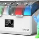 Creality Filament Dryer Box 4 Spool, SpacePi X4L 3D Printer Filament Storage Box, Dual Independent Heating Chambers, Rapid Heating Up to 75℃, Active Dehumidification, Fits PLA,PETG,ABS,TPU,Nylon,etc