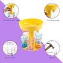 6 Shot Glass Dispenser Holder (Yellow)