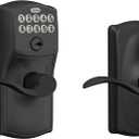 SCHLAGE FE595 CAM 622 Acc Keypad Entry with Flex Electronic Lock, Matte Black