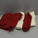 Doitory Christmas Stockings 18 Inches,Long Knitted Socks Christmas Decoration Hanging Stocking Fireplace Xmas Tree Stocking for Home Family（3red+2white）