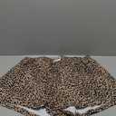 MakeMeChic Women's Plus Size Leopard Print Shorts Elastic Waist Wide Leg Loose Y2K Boxer Shorts (Multicolor), Size: X-Large Plus