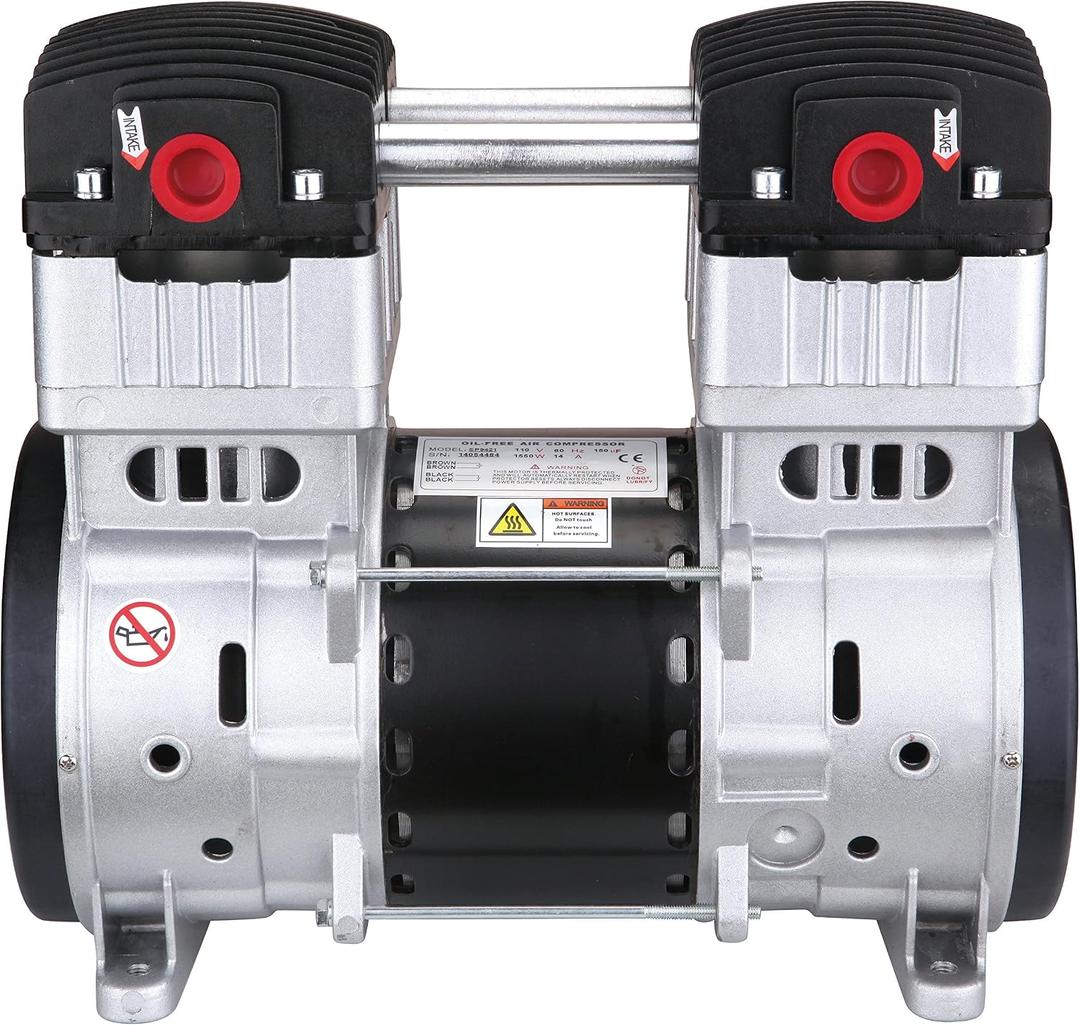 California Air Tools SP-9421 2.0HP Ultra Quiet and Oil-Free Air Compressor Motor