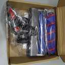 2 Replacement Vacuum Cleaner Heads for Dyson V7/V8/V10/V11/V15 | Anti-Tangle Motor-Driven Brush Roll with LED Light Dust Detection | Quick-Release Attachments for Carpets, Hardwood Floors & Tiles