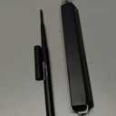 Gentlehomme - Men's 2-in-1 Eyebrow Brush & Pencil - Shape, Define & Fill In - Ultra-Thin, Long-Lasting Black - Vegan