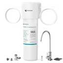 NOVETE Under Sink Water Filter, 3-Years, 30000 Gallons, Reduce 99.5% Chlorine, PFAS, Bad Taste, NSF/ANSI 42/372, Water Filtration System with Stainless Faucet, USA Tech, Do Not Reduce TDS, UWF0A-KPC
