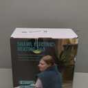 Electric Heated Shawl with Remote Control - 10 Heat Levels, 45/90/120 Minute Timer, 120W Warmth, 60X84CM Grey Flannel, Neck and Back Heating Pads, Detachable Cord, Washable