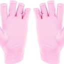 SUNUV LED Gloves for Gel Nails, UPF 50+ Anti UV Gloves for Gel Nail Lamp, Professional UV Gloves for Nail Techs