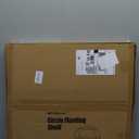 Floating Shelves, 3 Tier Decorative Geometric Circle Metal and Wood Wall Shelves, Bathroom Shelf Round Wall Decor, Rustic Brown