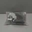 11 Inch Hair Topper for Women with Thinning Hair,Natural Short Wavy Clip-In Wig Topper with Curtain Bangs, Synthetic Hairpiece for Daily Wear(Brown Black)