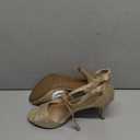 DREAM PAIRS Women's NILE Fashion Stilettos Open Toe Pump Heel Sandals (9.5, Gold Glitter)