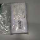 Amazer White Shower Liner Cloth Waterproof, White Shower Curtain Liner Fabric with Weighted Stones, Washable Shower Curtain and Liner 2-in-1, 120G Heavy Duty, 12 Grommet Holes, 72 x 72 Inches