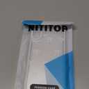 NITITOP Compatible with iPhone 16 Plus Case Clear Cute Durable Bowknot Ribbon Pattern for Girls Women Transparent Soft TPU Full Camera Lens Shockproof Protective Phone Cover - White2