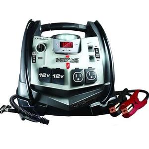 Schumacher Electric Jump Starter and Portable Power Station, SJ1332, 6-in-1, 1200 Peak Amps, 12 Volts, 150-PSI Air Compressor, 200 Continuous Watt Power Inverter, 5 Outlets - DC, AC and USB