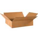 BOX USA 22x16x6 Flat Corrugated Boxes, Flat, 22L x 16W x 6H, Pack of 25 | Shipping, Packaging, Moving, Storage Box for Home or Business, Strong Wholesale Bulk Boxes