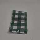 Kesfey 3 Packs Green and White Checkered Tablecloths 54 x 108 Inches Disposable Plastic Gingham Tablecovers Waterproof Rectangle Picnic Party Table Covers for Birthday Party Supplies Christmas