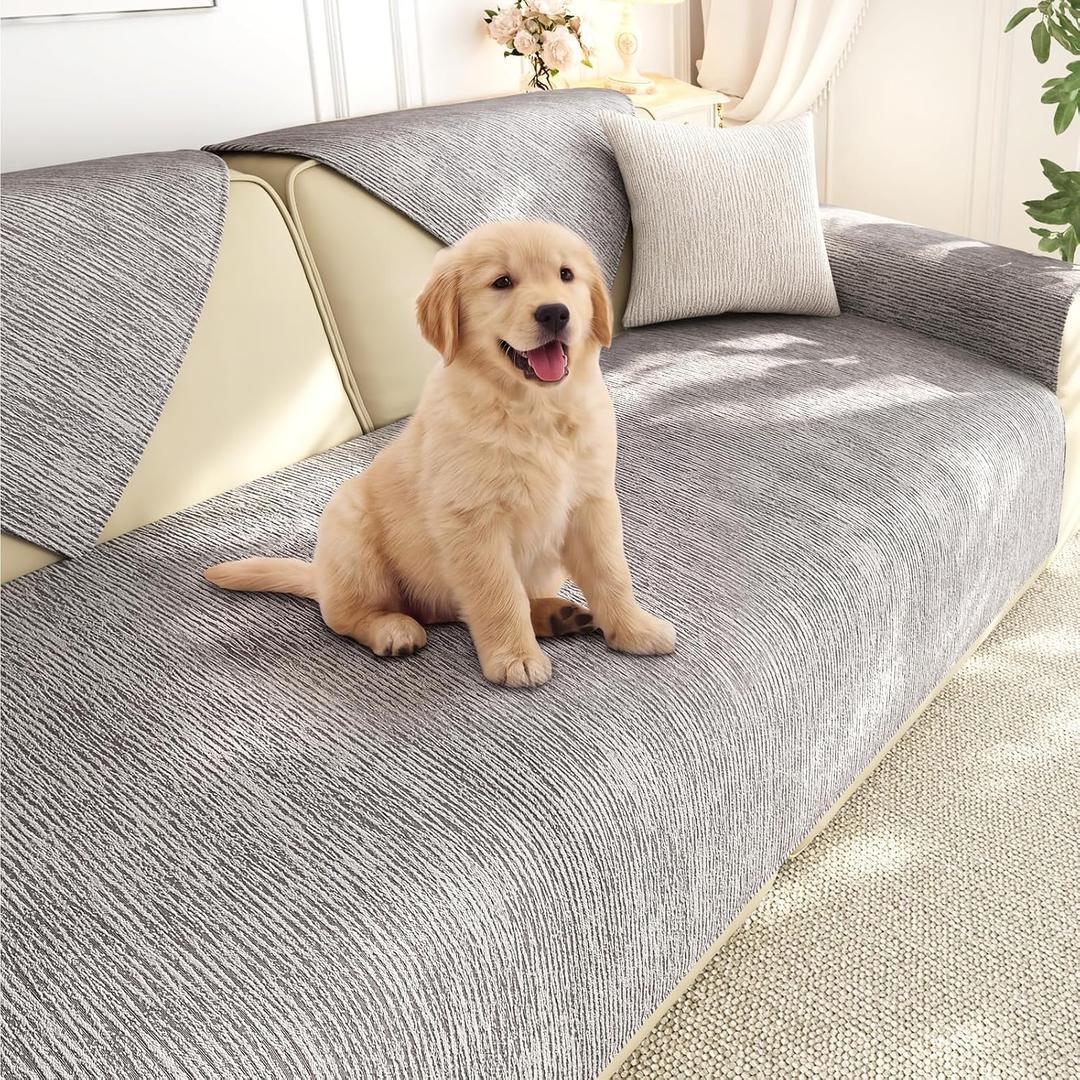 Non-Slip Couch Cover Washable for Pets, Sofa Cover for Sectional 1pc/36"×94"