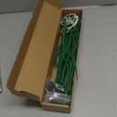 4 Pack 39.37" Detachable Twig Plant Support Stakes Set, Blends in to Plant, Branch Plant Sticks with Orchid Clips Twist Plant Ties, Twig Trellis for Indoor Outdoor Plants Potted Plants Flower (Green)